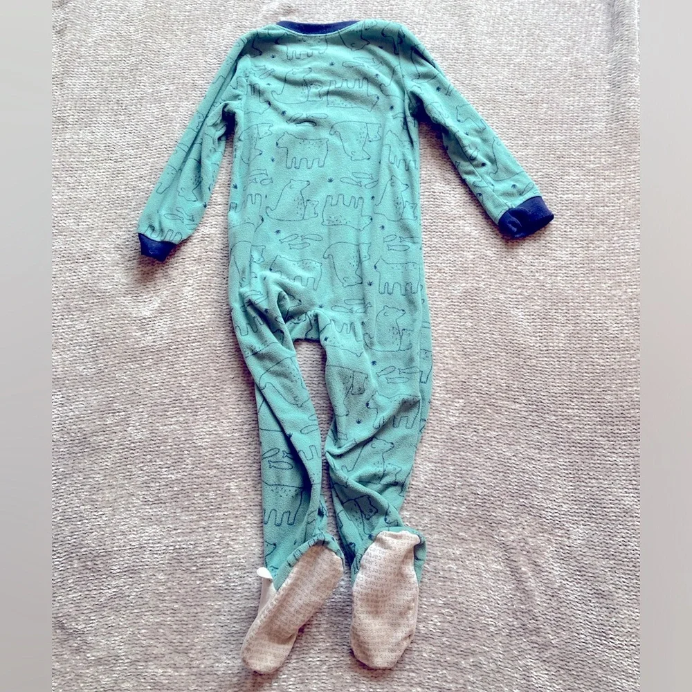 Carter’s Footie Pajamas PJs Bears‎ Fish 5T